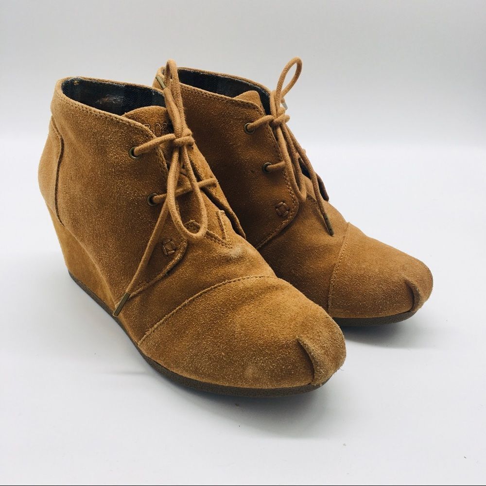 Bobs Suede Lace Up Booties Ankle Boots